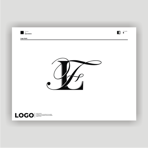 Sophisticated monogram logo design needed Design by egavolution