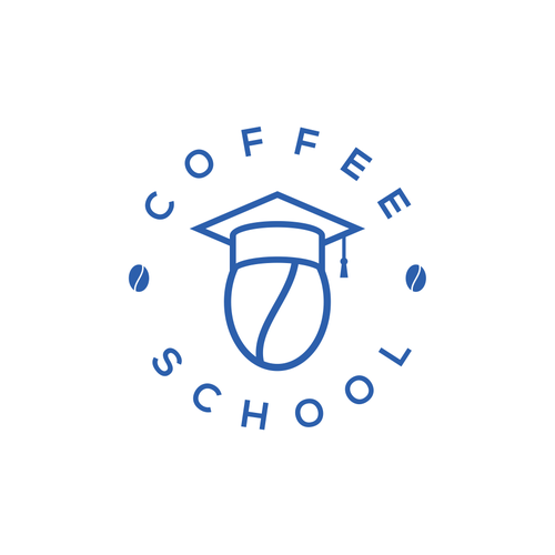 Memorable Logo Design for Coffee School -  powered by the world's first prison-based coffee company Design by InTuos Pro