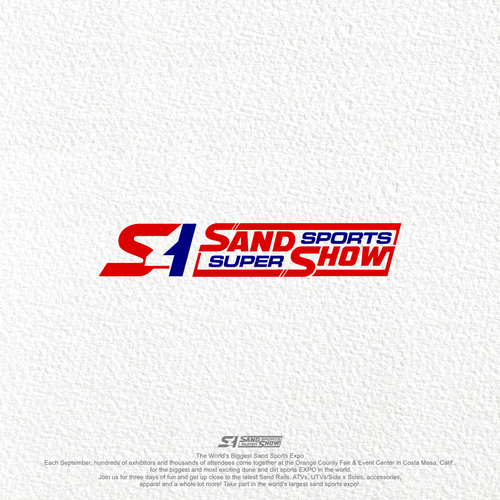 New Sand Sports Super Show Logo 2024 Design by javas_Tyo