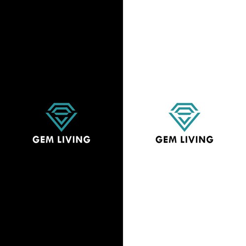 Geometrical, minimalist, modern brand design for Gem Living Design by ElVano_Eiji ✔