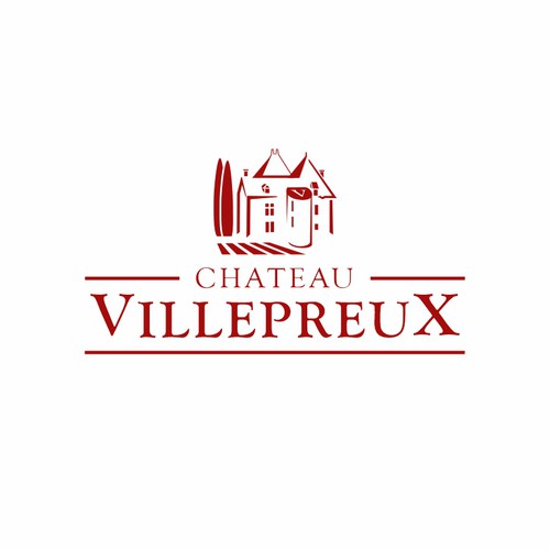 Karen FariaさんのModern new logo for French chateau and vineyardデザイン