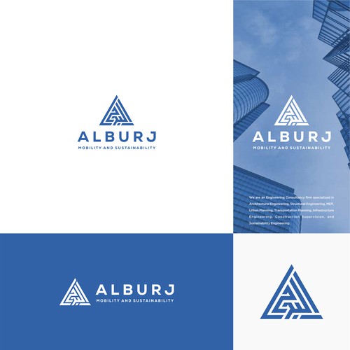 Logo for an Engineering Consultancy firm, specializes in Buildings, Mobility and Sustainability Design by Rozak Ifandi