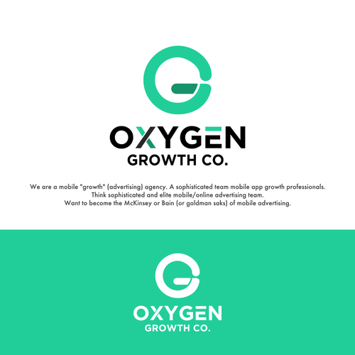 Elite Mobile Advertising Agency Needs A Logo. Name: Oxygen Growth Co 