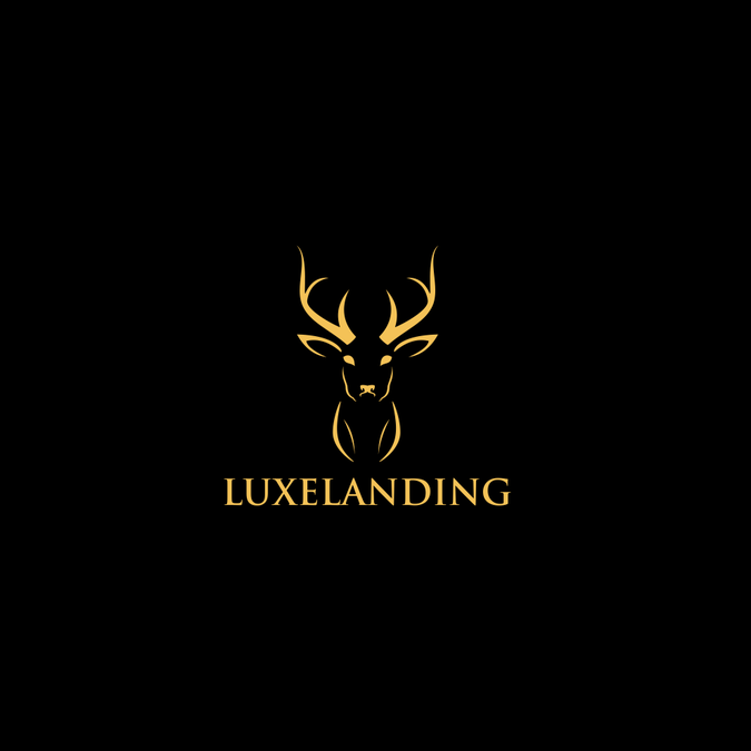 Brand Logo of Simple Design of a Stag (Male Deer) Head | Logo design ...