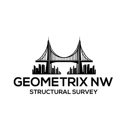 Bridge Construction Logo for Geometrix NW Design by oceandesign