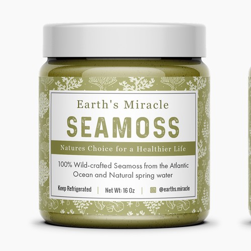 Design a Label for our Sea Moss Gel Product Design by Artist@Joy