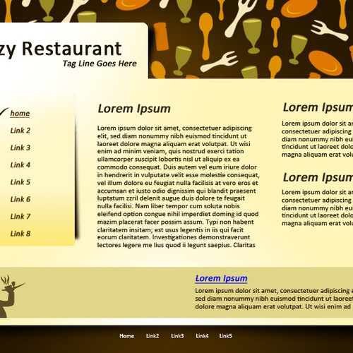 1-3 Page Website Template Design von Slidehack