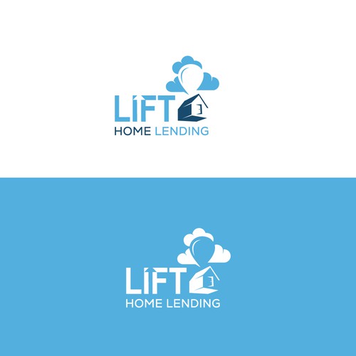 Lift Home Lending Logo Design by ArtByShahnaz™