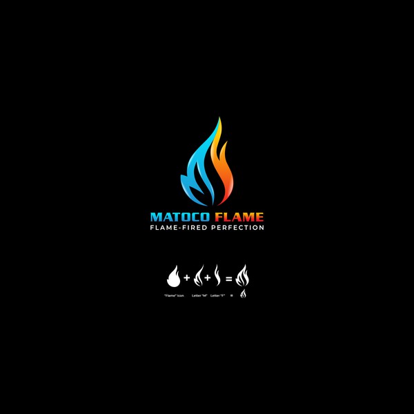 Flame logo design