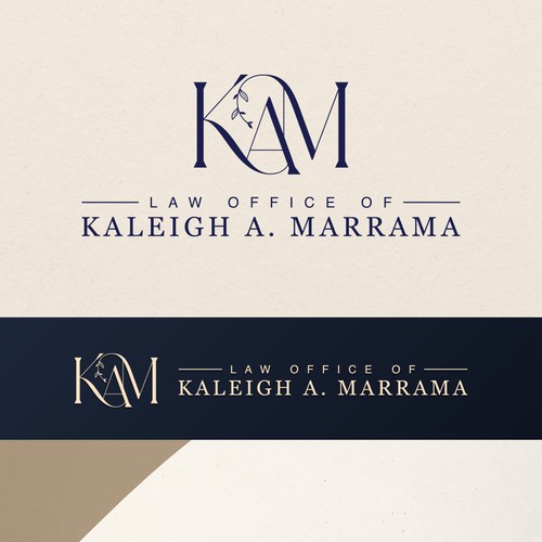 Female attorney needs beautiful luxury law branding! Design by DanEdu