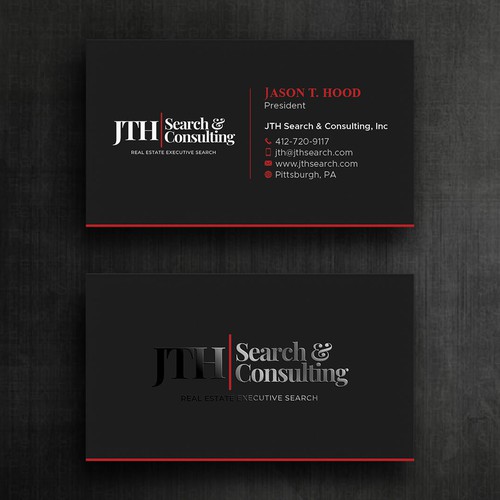 Business Card Design for Executive Search Firm Design by Felix SH