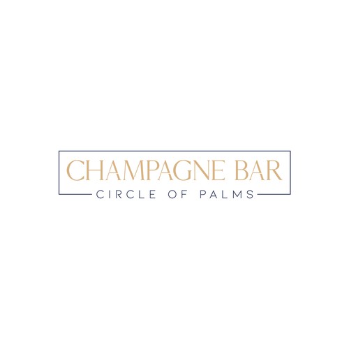 Luxury and modern Champagne Bar logo Design by subahman