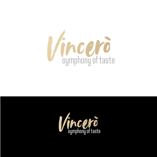 Making a logo in a restaurant (Name is VINCERO) Design by krsu