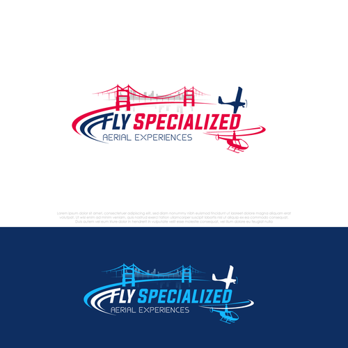 Diseño de Helicopter | Aviation Company logo for flight experiences de Walco