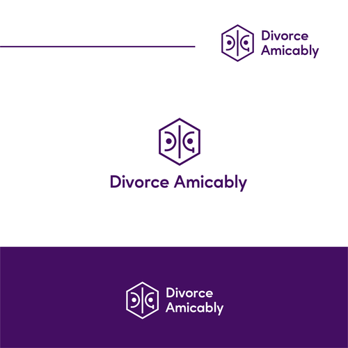 Logo for a new, healthy way for reasonable people to divorce Design by Elesense