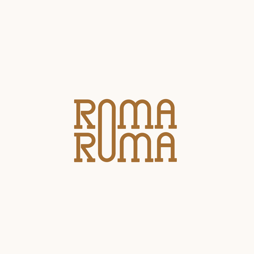 Roma Roma Logo Desing Diseño de toometo