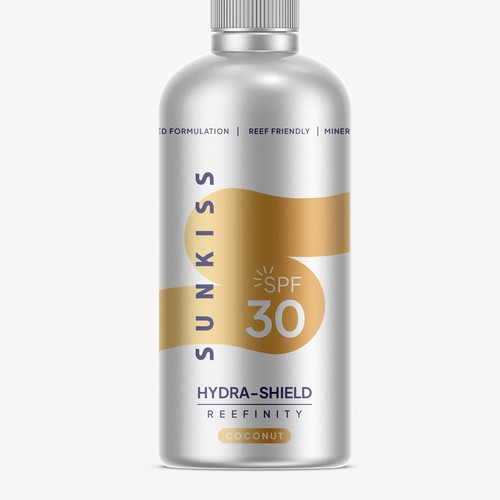 Luxury Sunscreen Label Design by Lady Goga