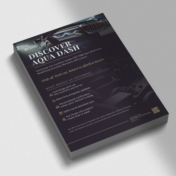 Flyer Luxury Car Wash Launch