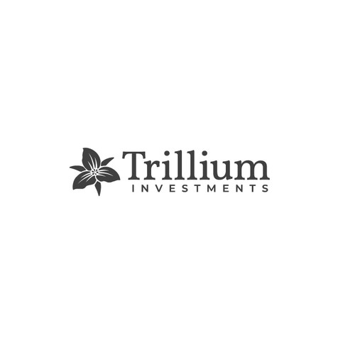 Design a sophisticated trillium flower logo for an asset management company Design by AWiz