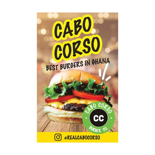 Billboard for Burger Company Design by Indira P