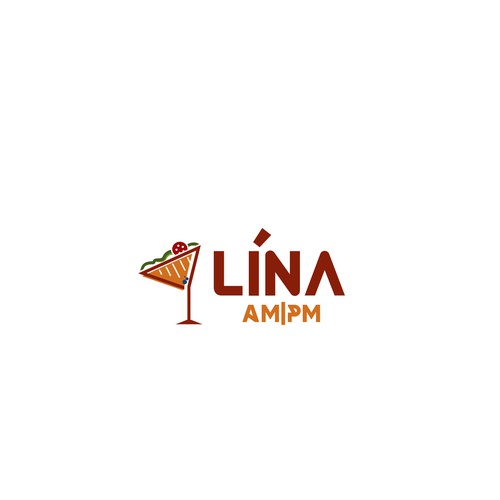 Logo for a coffee shop in AM and cocktail bar in PM Design by NuriCreative