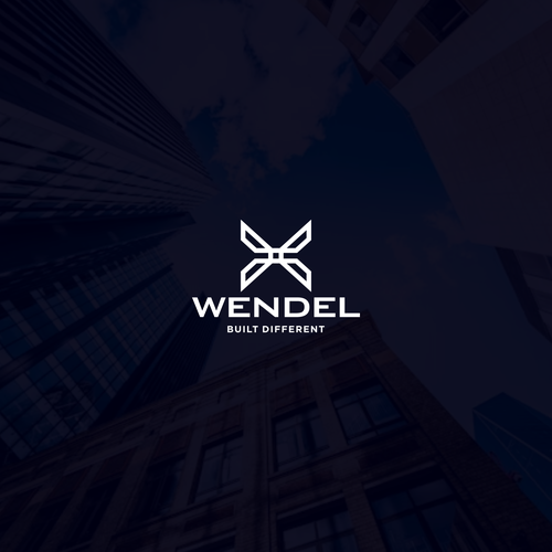 Luxury Logo Design for Wendel X — A Premium Construction Brand Built Different Design by WaksArt©
