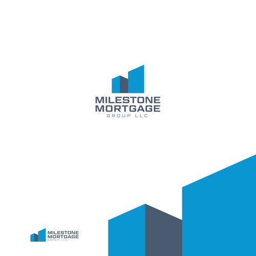 Milestone Mortgage Logo Design by logosapiens™