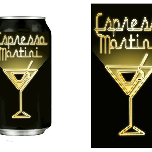 Logo / Product Design for new Espresso Martini beverage Design by Kristin Designs