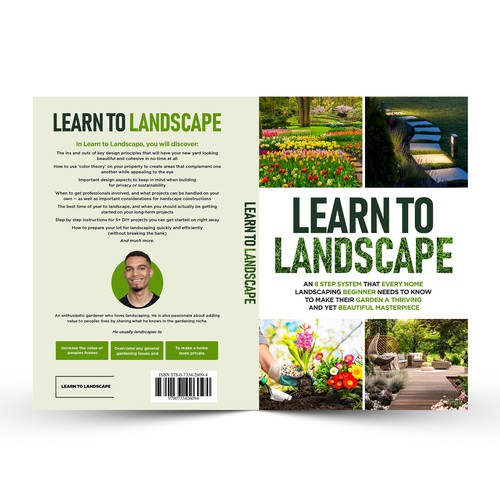 LOOKING FOR A UNIQUE AND BEAUTIFUL BOOK COVER DESIGN FOR A HOME LANDSCAPING BOOK Design by IDEA Logic✅✅✅✅