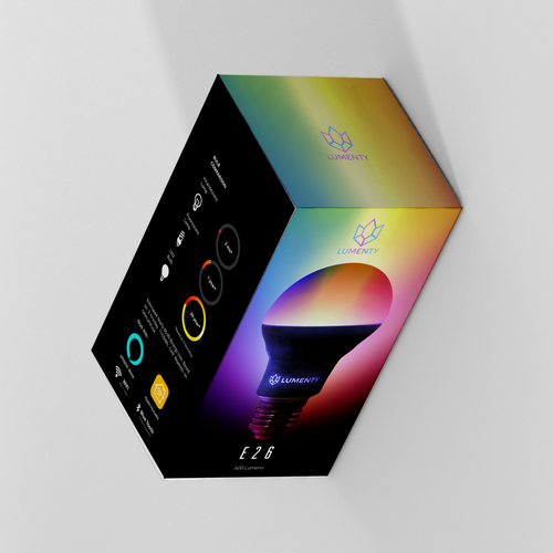 We need to create a sophisticated package for smart lamps. Design by Light_Breeze