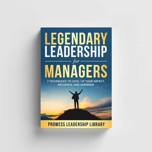 Design a Captivating Book Cover for a Leadership Skills Book for Managers Design by AIMVISION