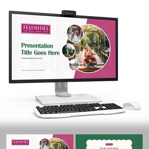 Festivities Powerpoint Deck Design by Wisden