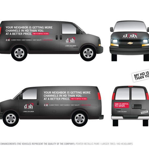 V&S 002 ~ REDESIGN THE DISH NETWORK INSTALLATION FLEET デザイン by brix2