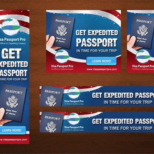 Create the next banner ad for Visa Passport Pro Design by BannersQueen (Marie)