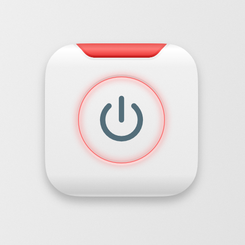 Remote control icon for iOS app Design by lks--