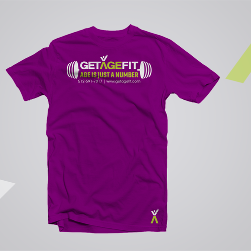 Create Bold, Dynamic Design for Get Age Fit Concierge Studio Apparel Diseño de Crysthian Leal