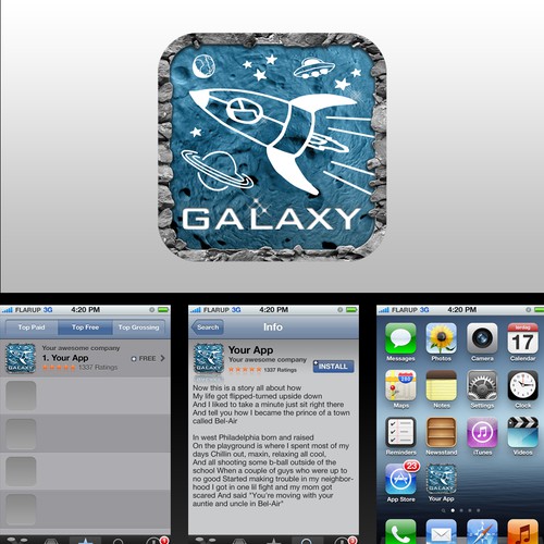Design di iOS Space Game Needs Logo and Icon di Graphikool