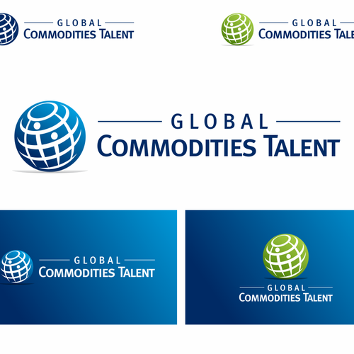 Logo for Global Energy & Commodities recruiting firm Design by wolv