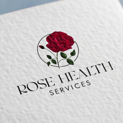 Design a classic and elegant rose logo for a health business Design by Betula♥️