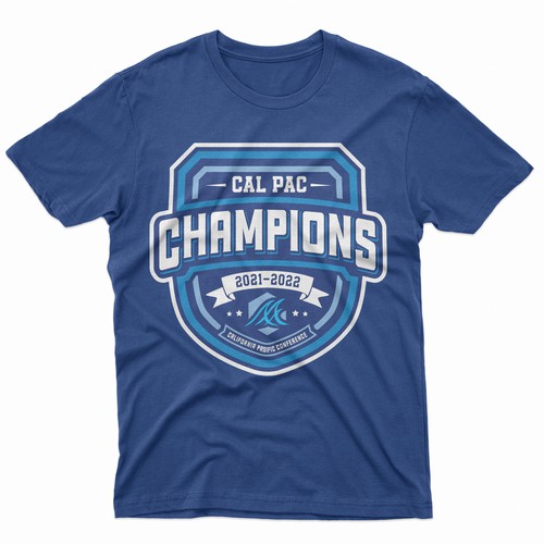 Cal Pac Champions T-Shirt, 2021-22 Design by -Diamond Head-