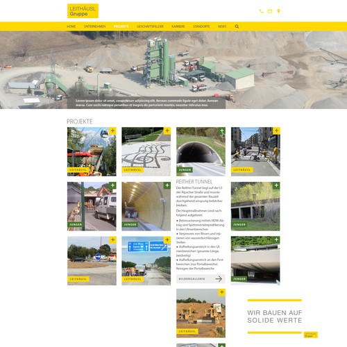 Web page design contest entry by Designer SE15