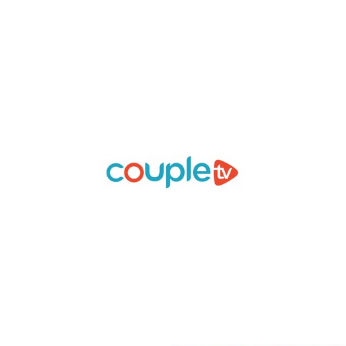 Couple.tv - Dating game show logo. Fun and entertaining. Diseño de Livorno