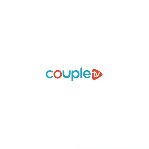 Couple.tv - Dating game show logo. Fun and entertaining. Design by Livorno