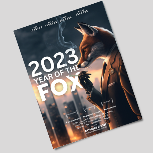 Life360 2023 Year of the Fox Poster Design by Ashley Cannuli