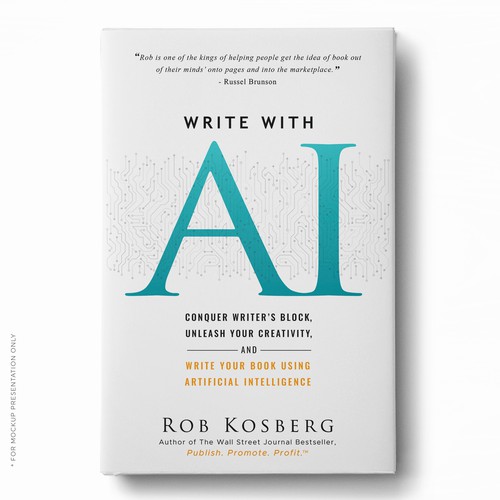 Simple, clean book cover needed for WSJ Author's new book Design by Klassic Designs