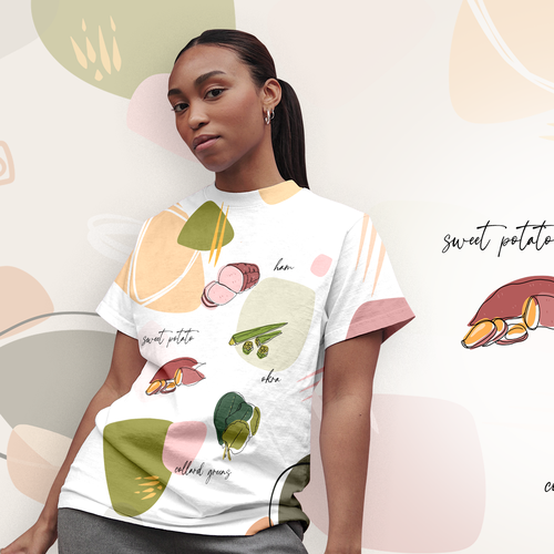 Soul Food/Foodie Themed T-Shirt Designs Design von MaryRay