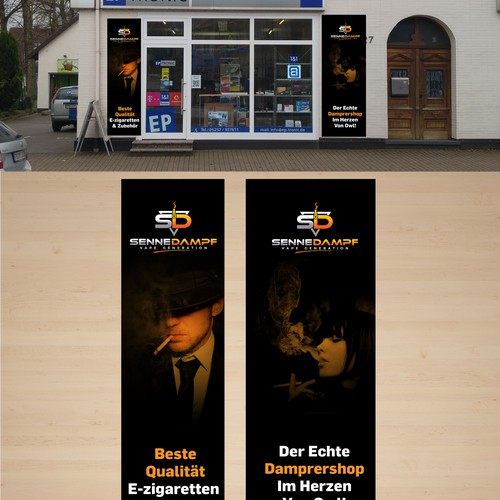 Proposta di design per un contest della categoria Insegna realizzata da Graphics House