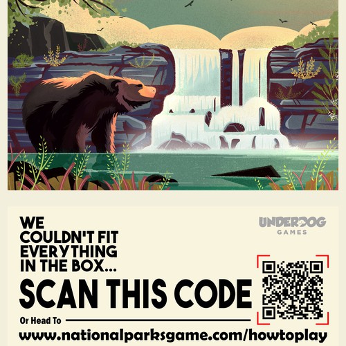 Looking for a Great Postcard for our National Parks game! Design by Asra.