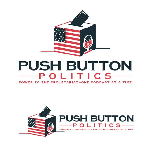 Push Button Politics Logo Design Design by GivenChy