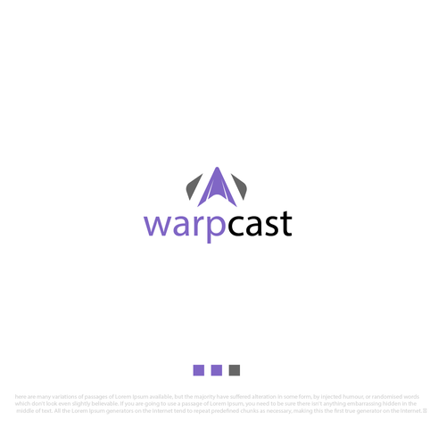 Warpcast logo Design by smedok